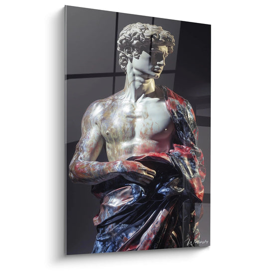 Gemälde inspiriert von Michelangelos David Nr. 3 – Hommage an berühmten Künstler