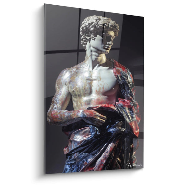Tafel geïnspireerd op David van Michelangelo nr. 3 – Eerbetoon aan een beroemde kunstenaar