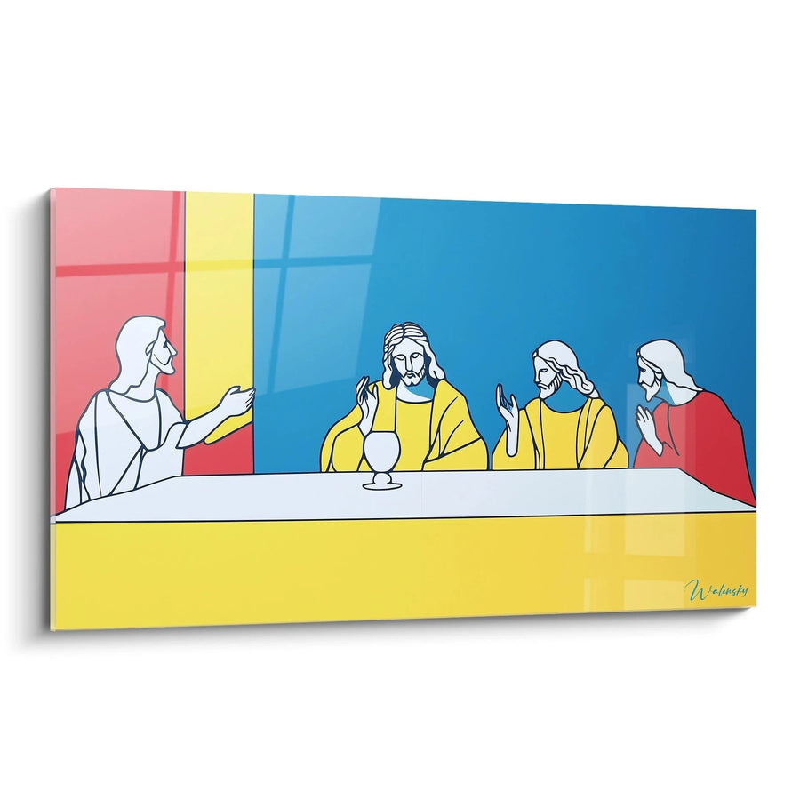 Cuadro inspirado en La Última Cena de Leonardo da Vinci N°1 – Homenaje a Artista Famoso