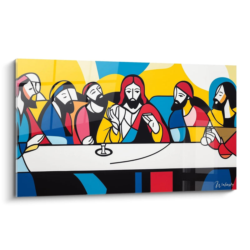 Painting Inspired by The Last Supper by Leonardo da Vinci No.2 – Tribute to Famous Artist