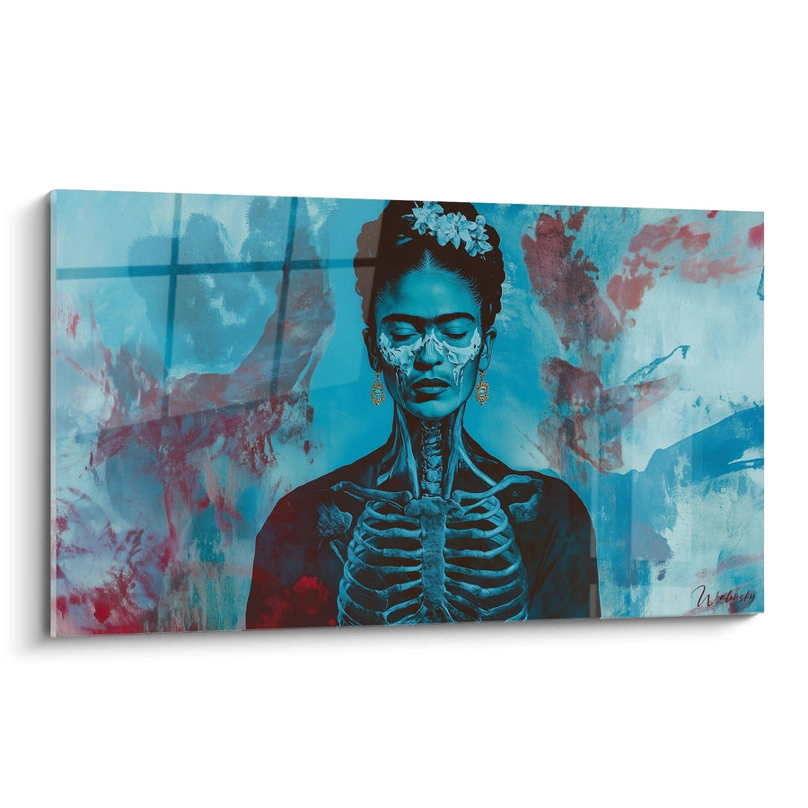 Cuadro inspirado en La columna rota de Frida Kahlo N°2 – Homenaje a Artista Famosa