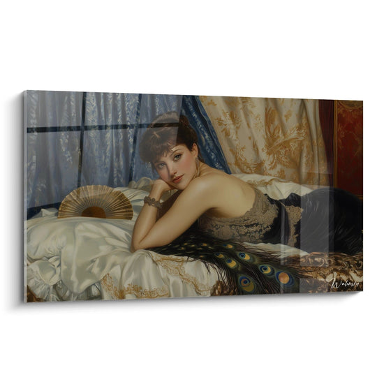 Obraz inspirowany La Grande Odalisque Jean-Auguste-Dominique Ingres Nr 1 – Hołd dla Sławnego Artysty