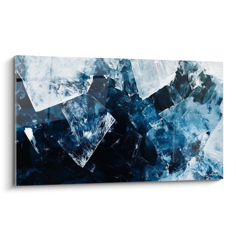 Tableau inspiré par La Mer de glace de Caspar David Friedrich N°1 – Hommage Artiste Célèbre