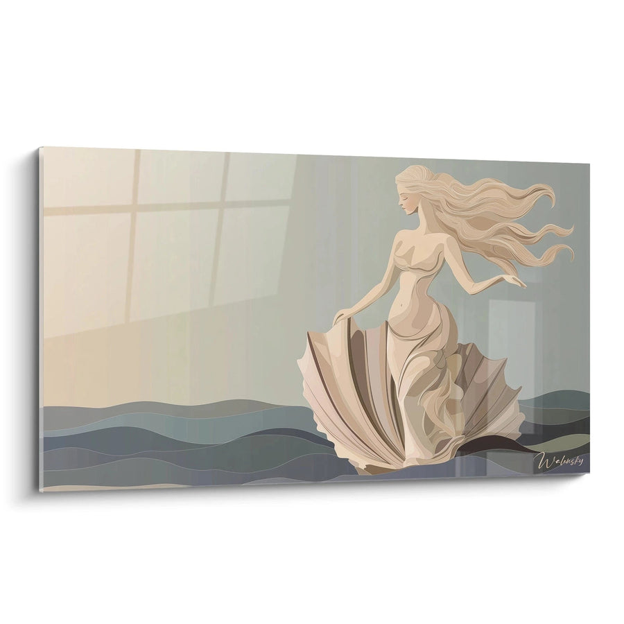 Tableau inspiré par La Naissance de Vénus de Sandro Botticelli N°3 – Hommage Artiste Célèbre