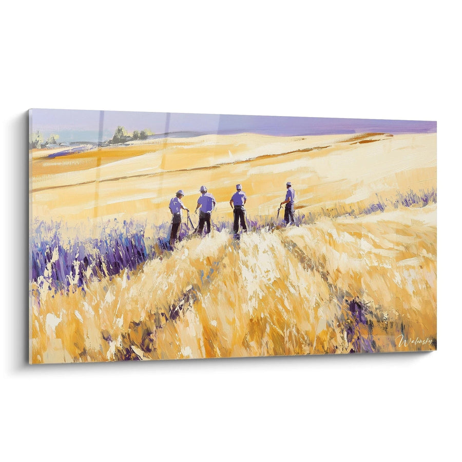 Tableau inspiré par La Récolte des foins de Camille Pissarro N°1 – Hommage Artiste Célèbre