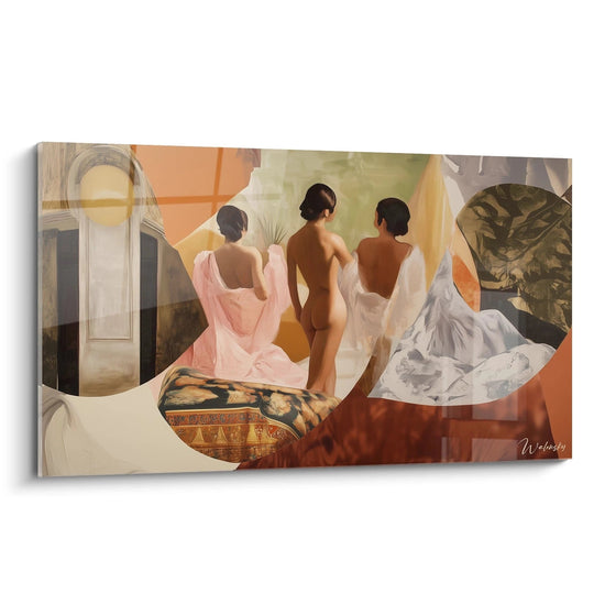 Obraz zainspirowany Le Bain turc de Jean-Auguste-Dominique Ingres N°1 – Hommage Artysta Sławny