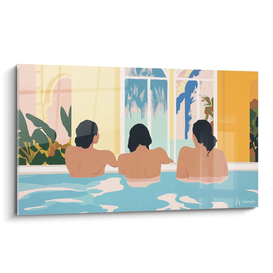 Obraz inspirowany Le Bain turc Jean-Auguste-Dominique Ingres N°2 – Hołd dla Artysty