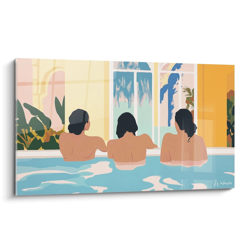 Tableau inspiré par Le Bain turc de Jean-Auguste-Dominique Ingres N°2 – Hommage Artiste Célèbre