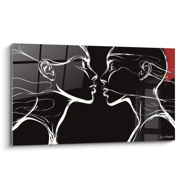 Painting Inspired by Edvard Munch's The Kiss No.1 – Tribute to Celebrated Artist