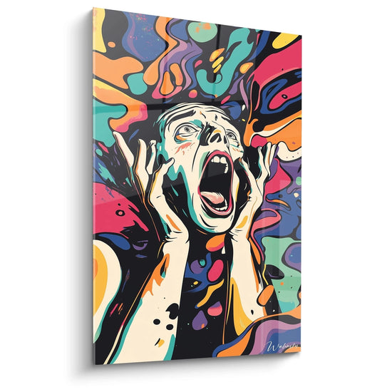 Painting Inspired by The Scream by Edvard Munch N°2 – Tribute to a Famous Artist