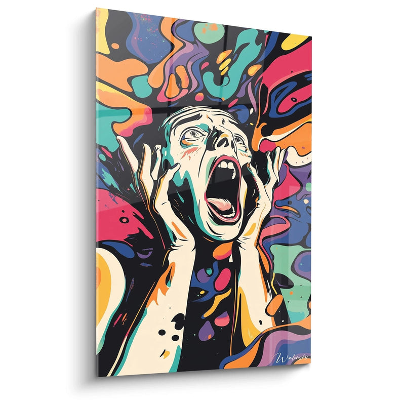 Tableau inspiré par Le Cri de Edvard Munch N°2 – Hommage Artiste Célèbre