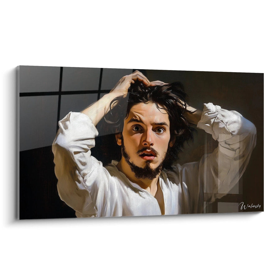Cuadro inspirado en El Desesperado de Gustave Courbet N°2 – Homenaje a Artista Famoso