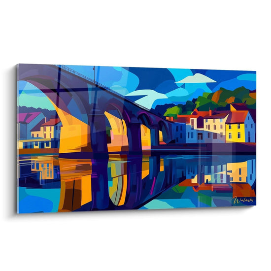 Tabel geïnspireerd op Le Pont de Moret van Alfred Sisley N°2 – Eerbetoon Beroemde Kunstenaar