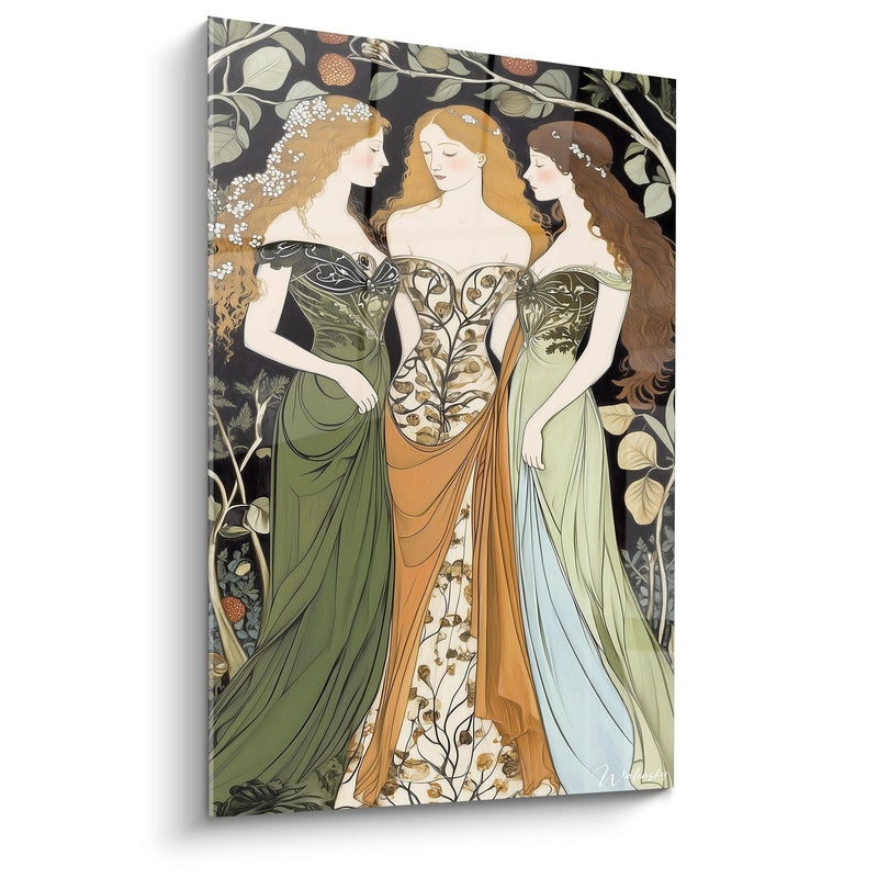 Gemälde inspiriert von Botticellis Frühling Nr. 2 – Hommage an berühmten Künstler