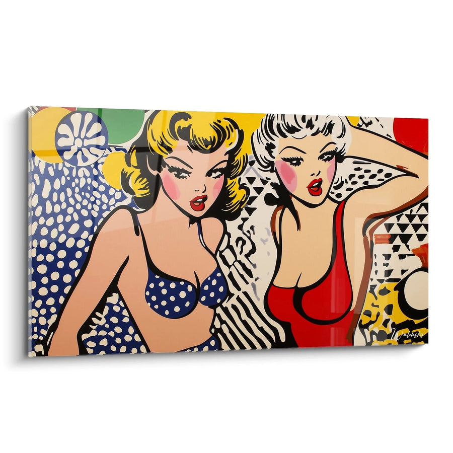 Tableau inspiré par Les Baigneuses de Pierre-Auguste Renoir N°1 – Hommage Artiste Célèbre
