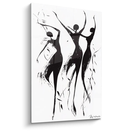 Painting Inspired by The Three Graces by Peter Paul Rubens No.1 – Tribute to a Celebrated Artist