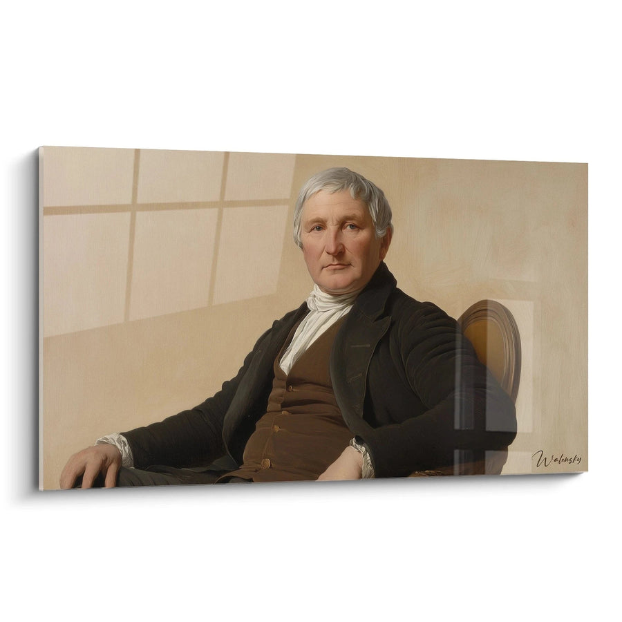 Tableau inspiré par Portrait de Monsieur Bertin de Jean-Auguste-Dominique Ingres N°1 – Hommage Artiste Célèbre