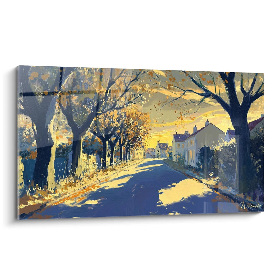 Tableau inspiré par Rue de la Machine, Louveciennes de Alfred Sisley N°1 – Hommage Artiste Célèbre