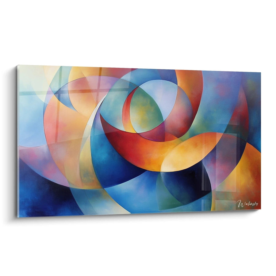 Tableau inspiré par Rythme coloré de Sonia Delaunay N°2 – Hommage Artiste Célèbre