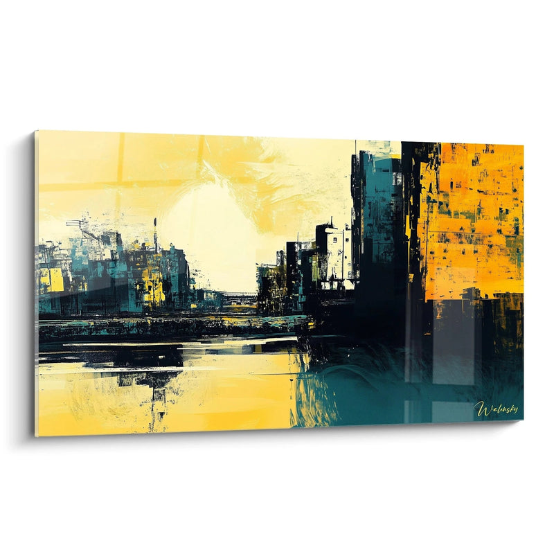 Tableau inspiré par Vue de Delft de Johannes Vermeer N°1 – Hommage Artiste Célèbre