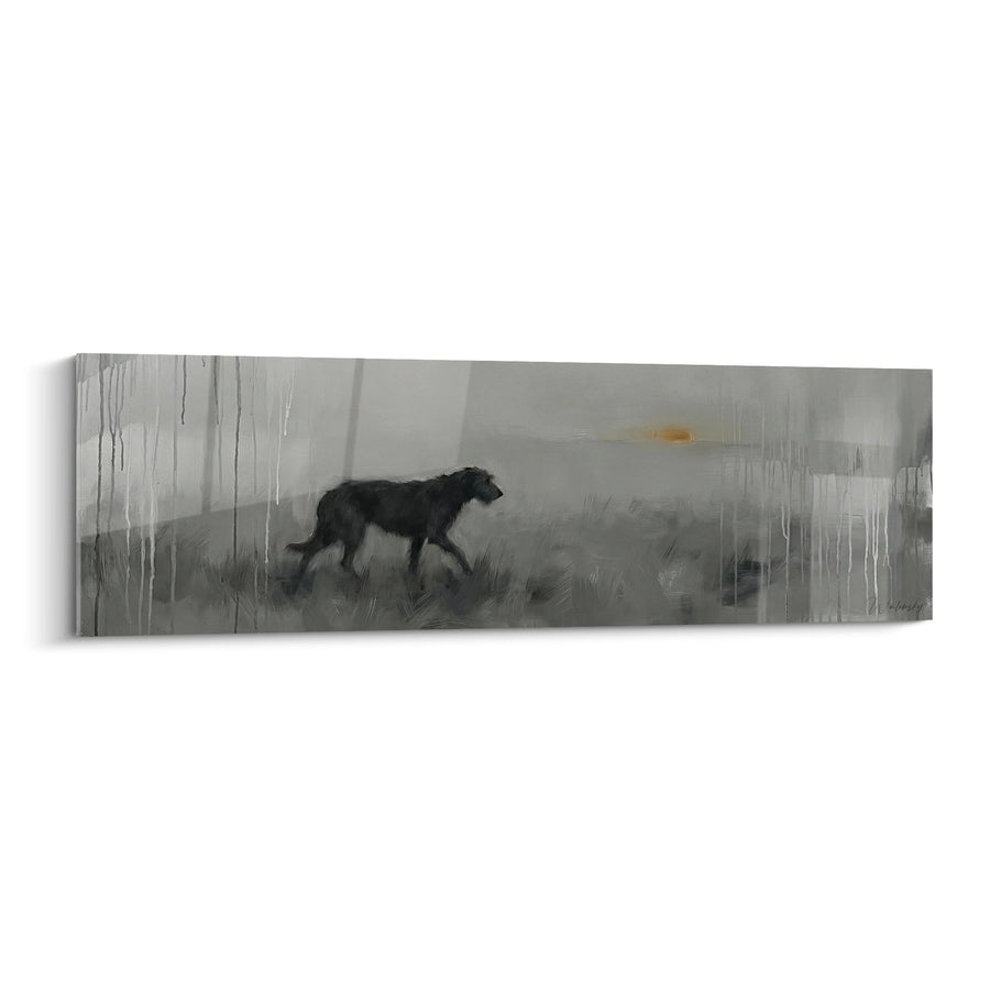 Tableau Irish Wolfhound Géant dans l'Orage - Silhouette Majestueuse - Edition Irish Wolfhound