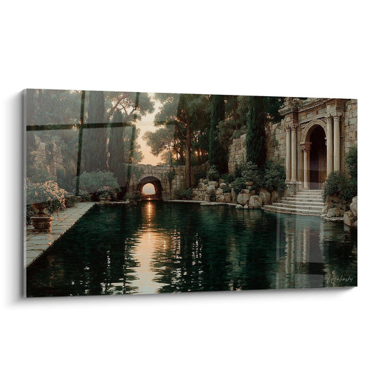Tableau jardin antique Arc Triomphal - édition classicisme