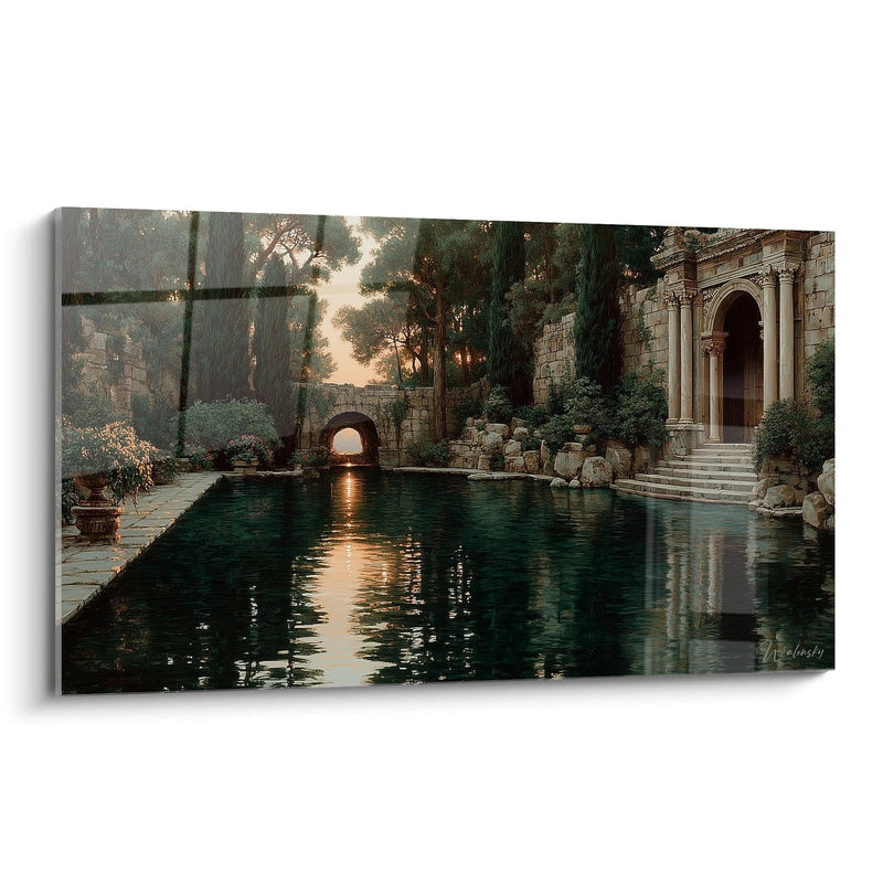 Antique Garden Painting Triumphal Arch - Classicism Edition