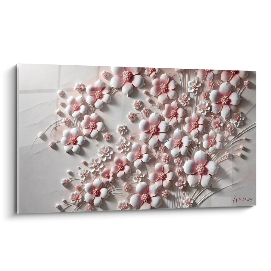 Tableau Jardin de Porcelaine - Edition Fleur Abstrait