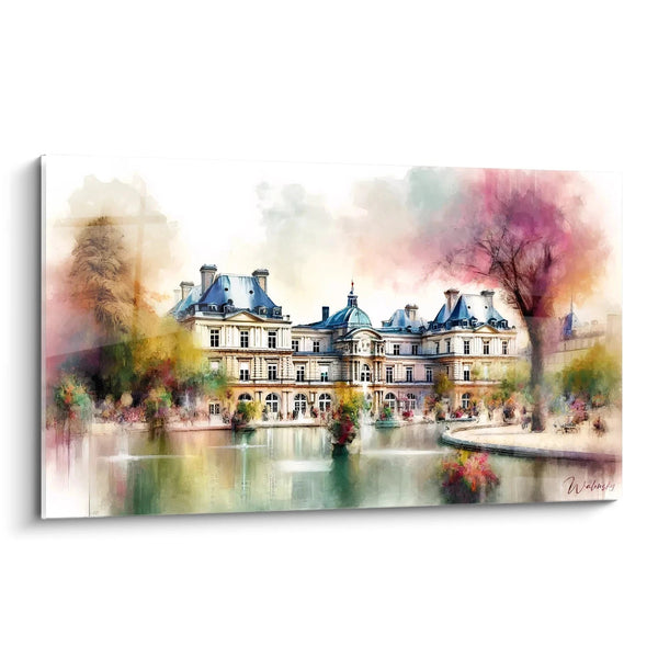 Quadro Giardino del Lussemburgo N°1 - Edizione Parigi Intorno al Mondo