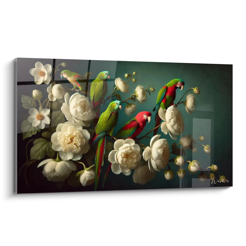 Exotic Garden Painting - Parrot Animals Edition