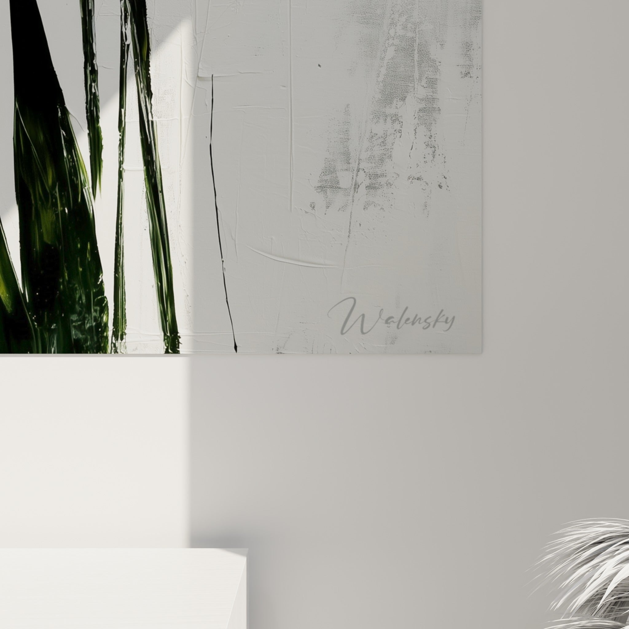 Empâtements épais de peinture jaune orangé et blanc crème révélant le grain de la toile jonquille
