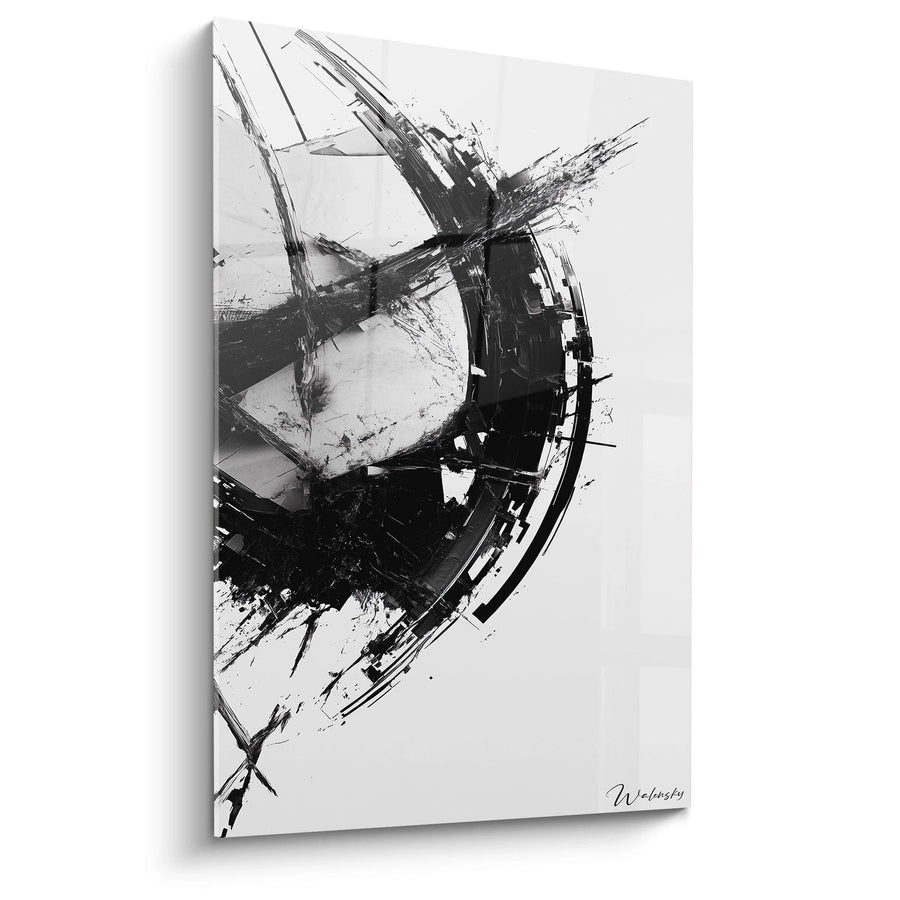 Cuadro La Fractura del Tiempo - Edición Artística Abstracta