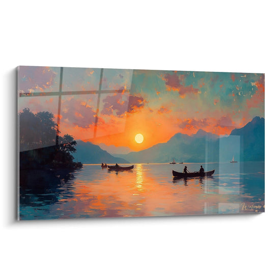 Mirror Lake Canvas - Sunset Edition