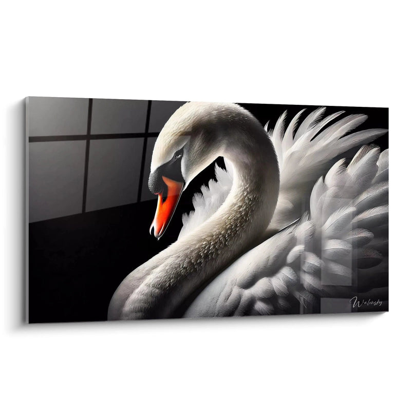 The Swan's Soul Wall Art - Swan Animal Edition