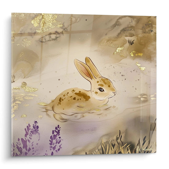 Tableau Lapin Éclat de lune - édition lapin