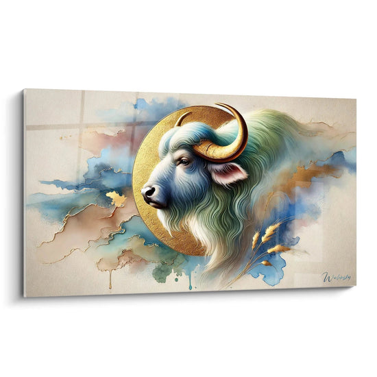 Cuadro El Búfalo Sagrado - Edición Búfalo Animales