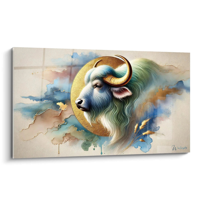 Gemälde Der heilige Büffel - Büffel-Edition Tiere