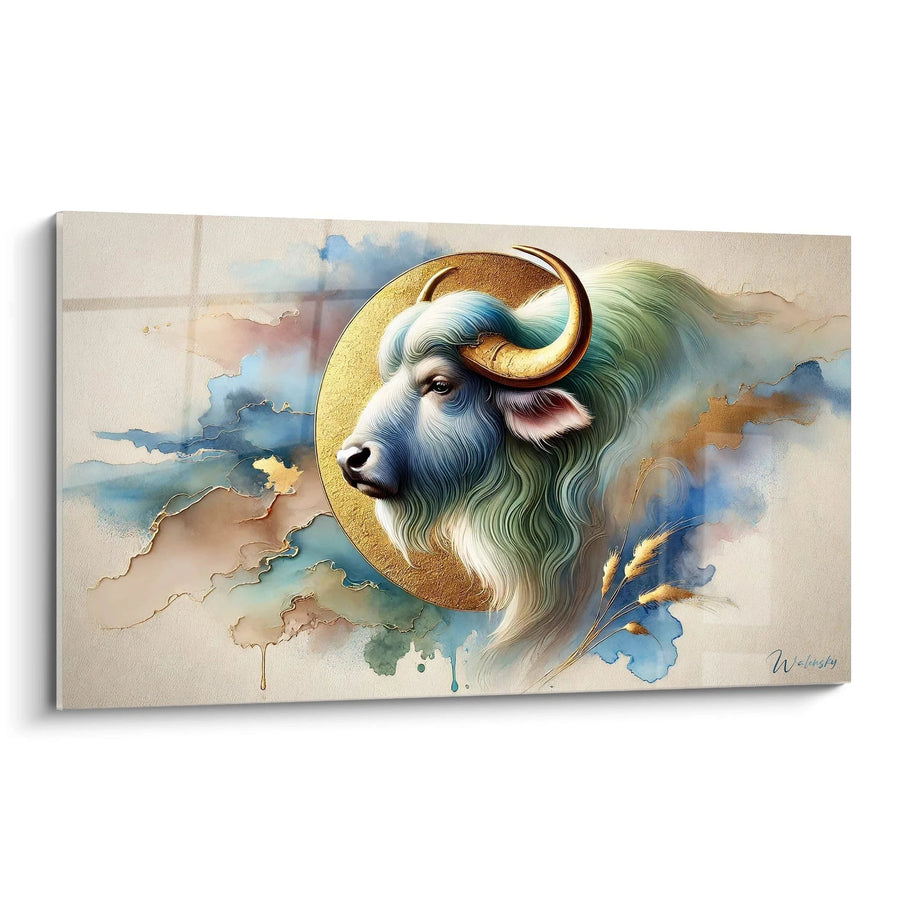 Cuadro El Búfalo Sagrado - Edición Búfalo Animales