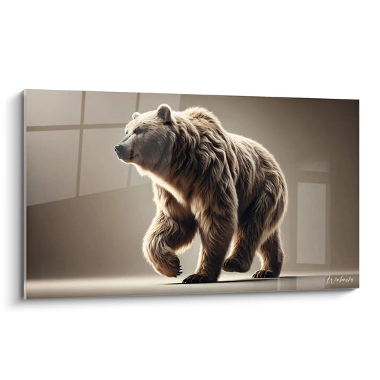 Cuadro El Corazón de la Tierra - Edición Oso Grizzly Animales