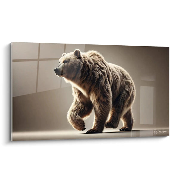 Cuadro El Corazón de la Tierra - Edición Oso Grizzly Animales