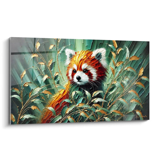 Quadro Il Filo della Natura - Edizione Panda Rosso Animali