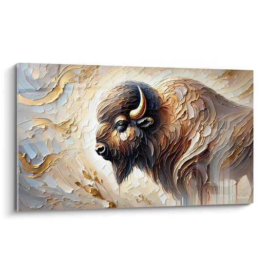 Cuadro El Sabio de las Montañas - Edición Bisonte Animales