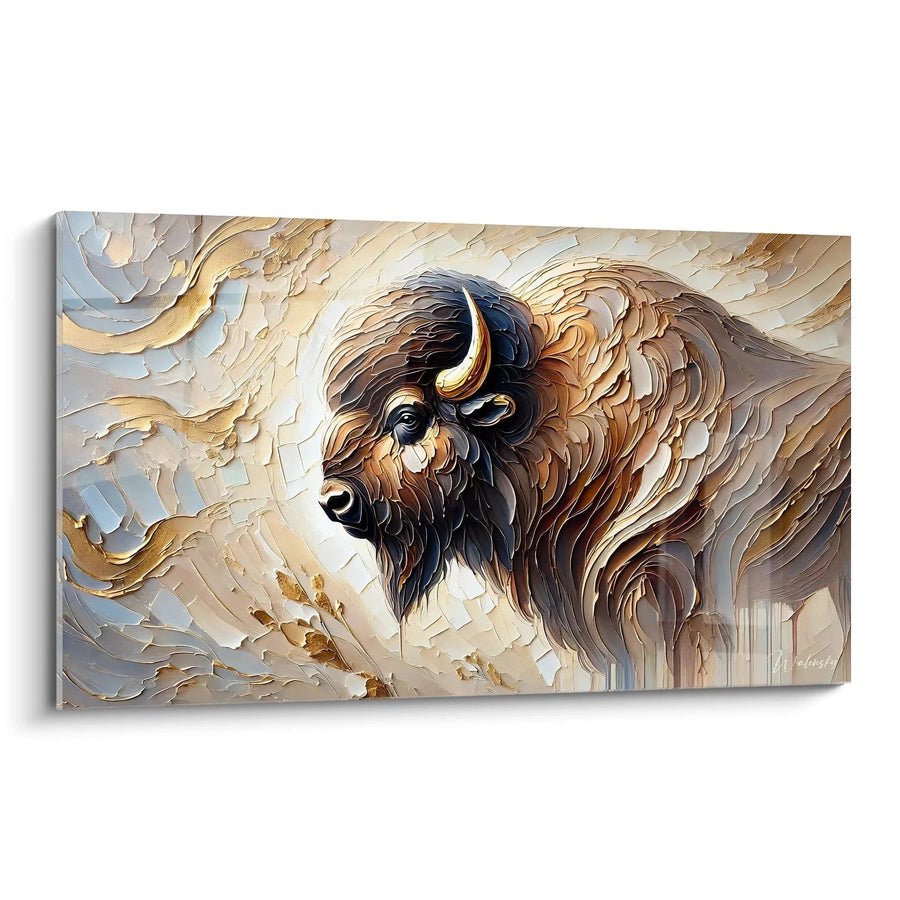 Cuadro El Sabio de las Montañas - Edición Bisonte Animales