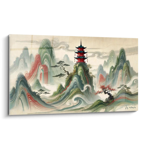 Cuadro El Santuario del Viento - Edición Pintura China Asia