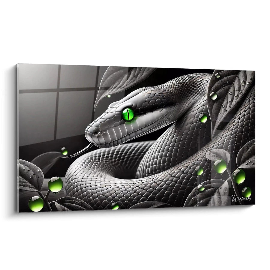 Cuadro El Silencio de la Serpiente - Edición Serpiente Animales