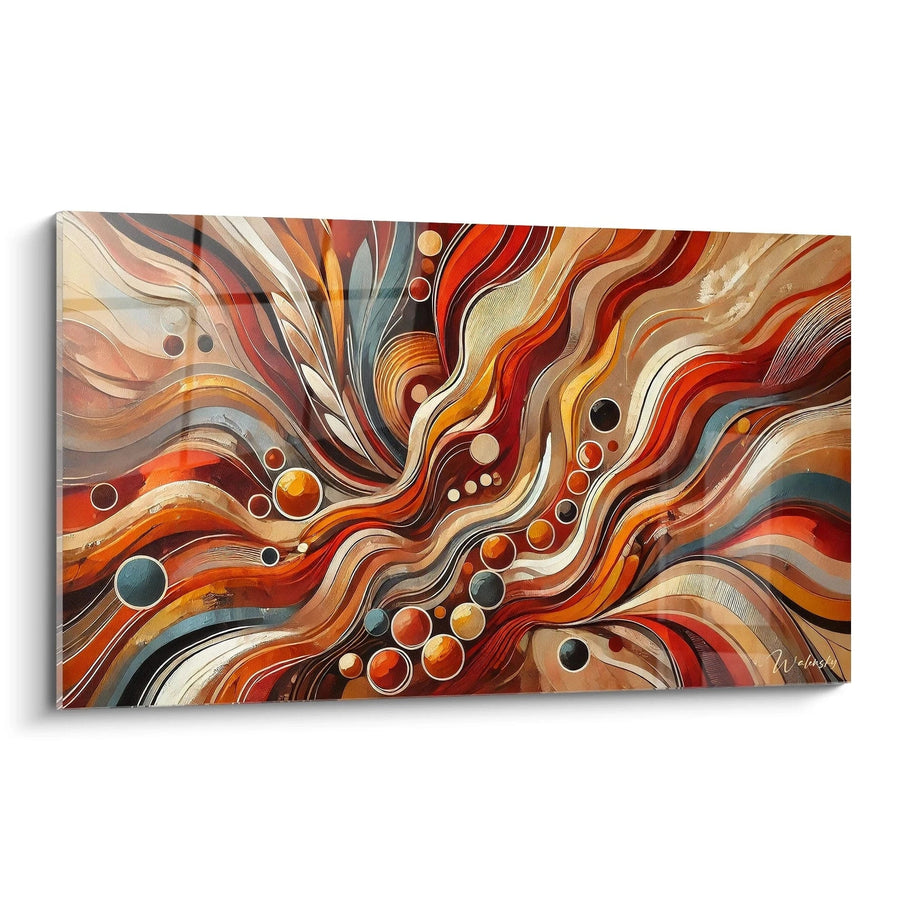 Cuadro El Aliento del Sahara - Edición África Abstracto