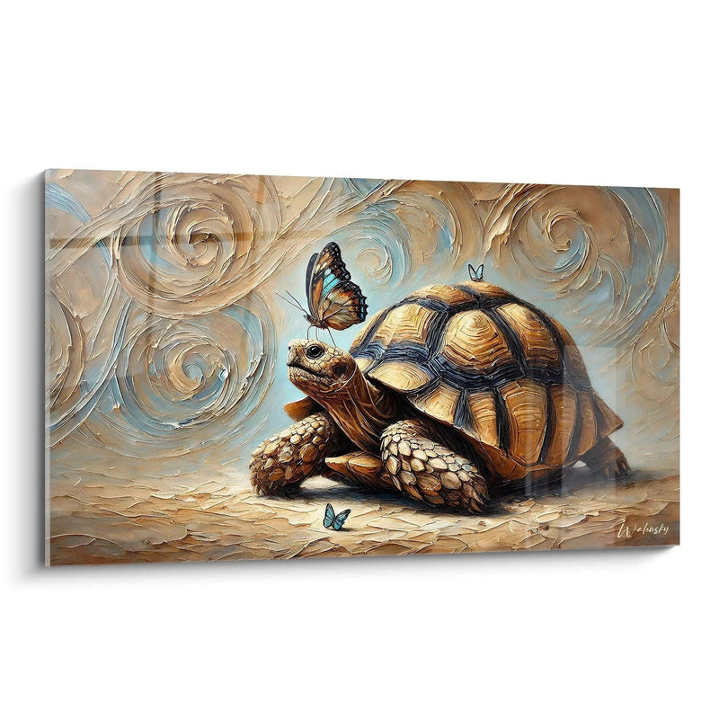 Light as a Dream Canvas - Terrestrial Tortoise Edition Animals