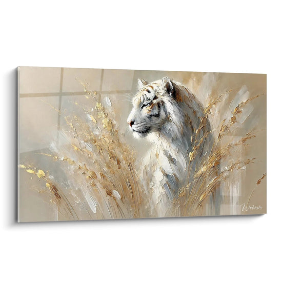 Gemälde Die Eleganz des Raubtiers - Tiger Tiere Edition