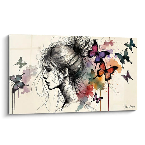 Cuadro El Vuelo de los Pensamientos - Edición Mariposa Animales