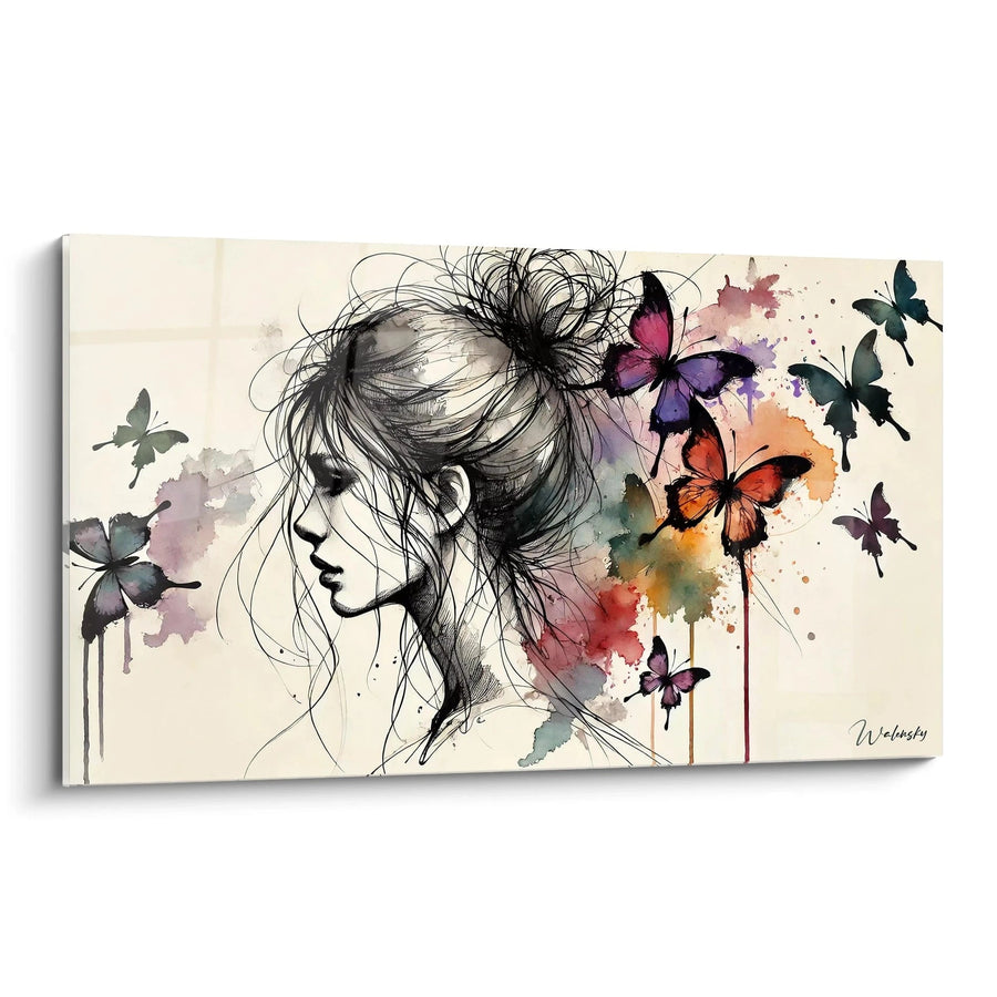 Cuadro El Vuelo de los Pensamientos - Edición Mariposa Animales
